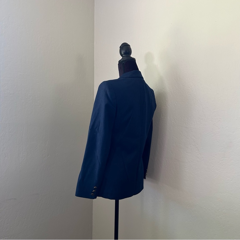 Navy Blue Pendleton Vintage Wool Blazer - image 4